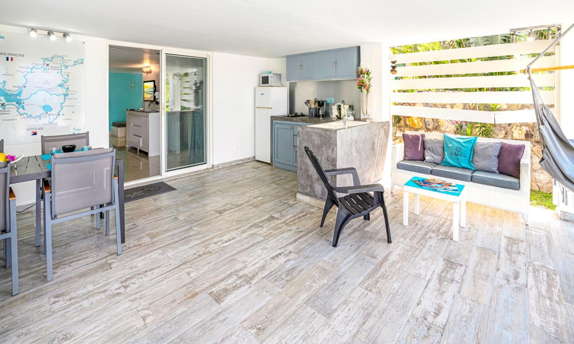 Studio Stmartin Cul de Sac Chambre photo